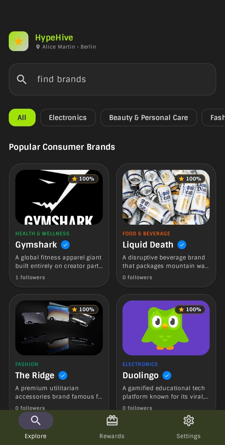Consumer Discovery Feed